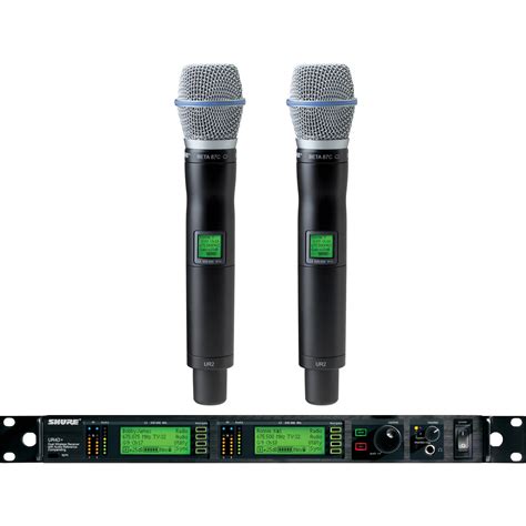 Shure UHF R Dual Channel UHF Handheld Wireless UR24D BETA87C H4