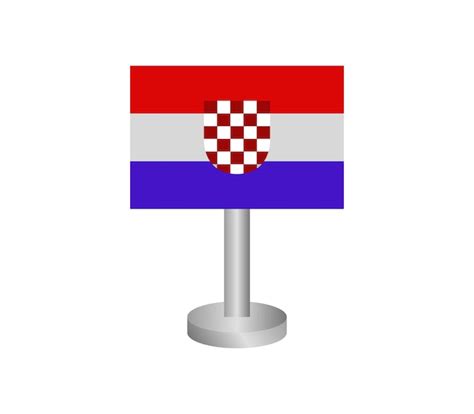 Premium Vector | Croatian flag