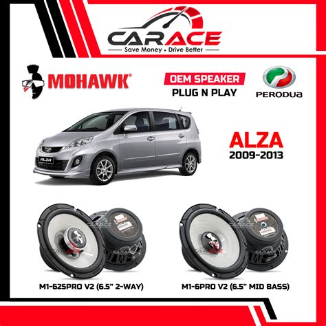 MOHAWK Speaker Alza Plug And Play Speaker PNP Front Rear Door 6 Inch