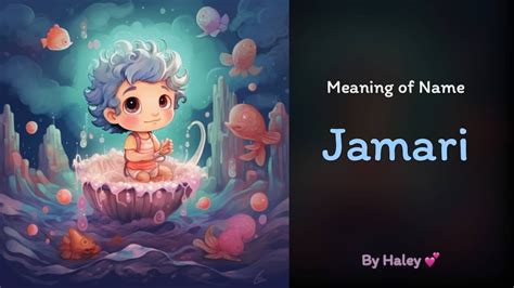 Meaning of boy name: Jamari - Name History, Origin and Popularity - YouTube