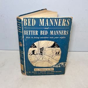 1936 Bed Manners Better Bed Manners Antique Book Of Sex And Bedroom Etiquette Funny Gift For