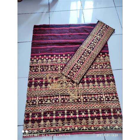 Jual Sarung Kain Bawahan Pakaian Adat Tapis Lampung Bordir Tradisional