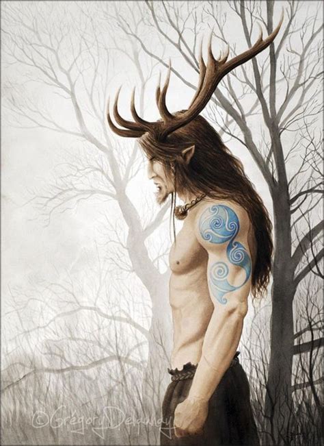 Cernunnos The Horned God He Is The Celtic God Of Fertility Closely