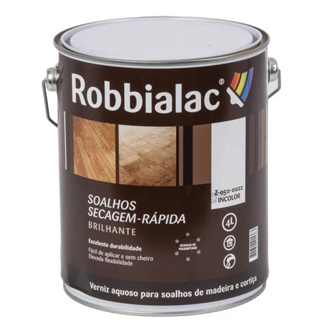 Soalhos Verniz Secagem Rápida Brilhante Robbialac 03593 376