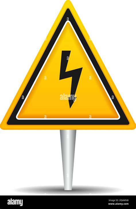 High Voltage Triangle Sign Vector Eps10 Illustration Stock Vector Image And Art Alamy