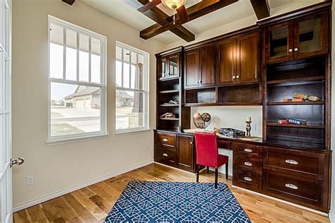 McCaleb Homes Lewis Floorplan Craftsman Home Office Oklahoma City