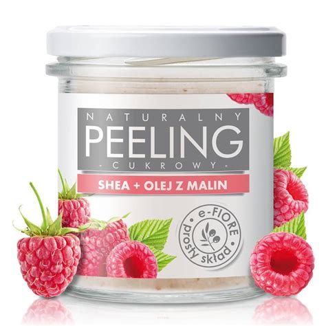 Naturalny Peeling Cukrowy Malinowy 300g E Fiore Kosmetyki Naturalne