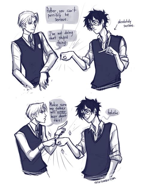 In Which Harry And Draco Become Bros By Viria13 On Deviantart Draco