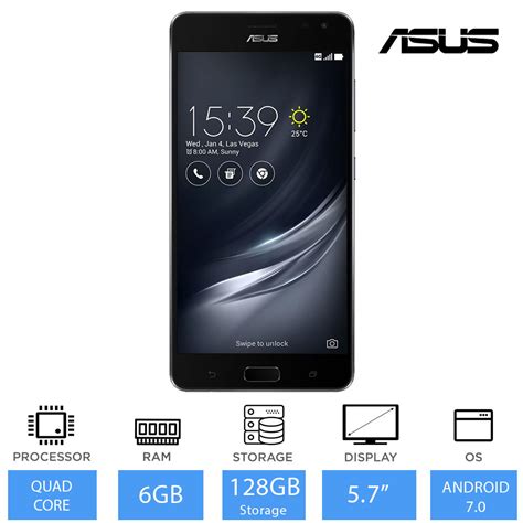 ASUS ZenFone AR ZS571KL Unlocked 5 7 Inch QHD Smartphone 6GB RAM