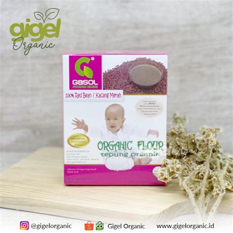 Jual Gasol Organik Tepung Kacang Merah 200 Gr Makanan MPASI Bayi