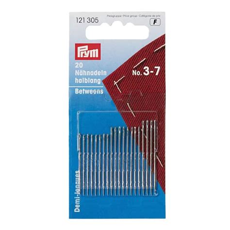 Prym Nähnadeln No 3 7 halblang 20 St Nähwelt Flach