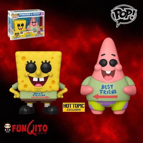 Bob Esponja Y Patricio 2 Pack Funko Pop Exclusivo FUNQITO