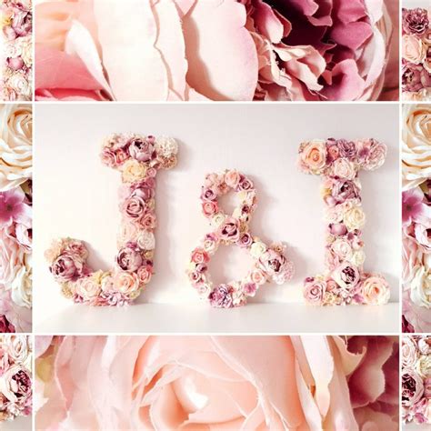 Flower Letters Etsy