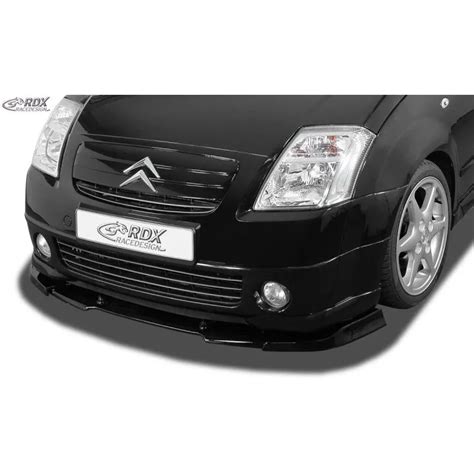 Tuning Rdx Front Spoiler Vario X Tuning Citroen C2 Vtr Vts Front Lip Splitter Rdx Racedesign