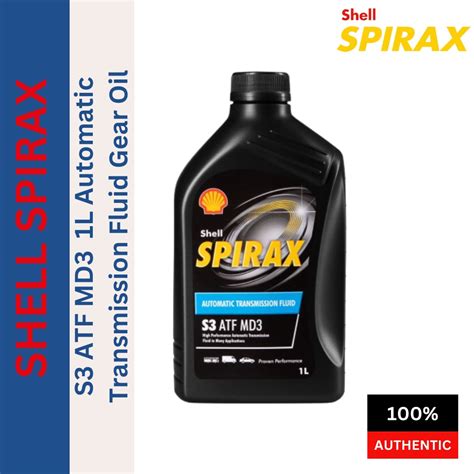 550045687 Shell Spirax S3 ATF MD3 1L Automatic Transmission Fluid Gear