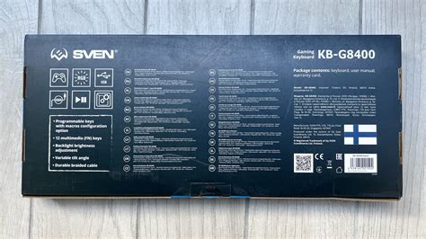 Обзор игровой клавиатуры SVEN KB-G8400 – Доступная модель с подсветкой ...