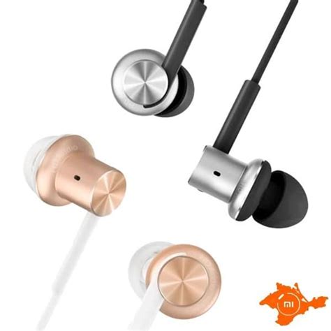 Вакуумные наушники Xiaomi Hybrid Dual Drivers золотые в Крыму