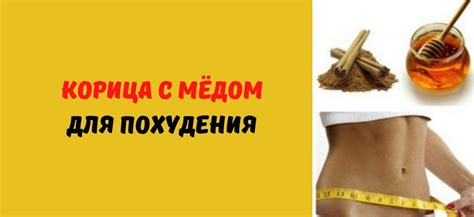 Напиток для похудения (мёд, корица) - Медовый сундучок