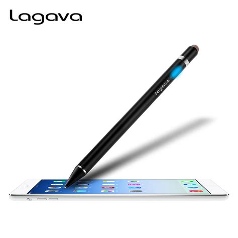 Active Stylus Pen for Drawing, 2 in 1 Capacitive Screen Touch Pencil With 1.45mm Fine Point ...