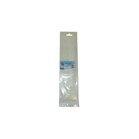 ABRAÇADEIRA NYLON 3 6x300mm BRANCA 20 PEÇAS 222536 HF