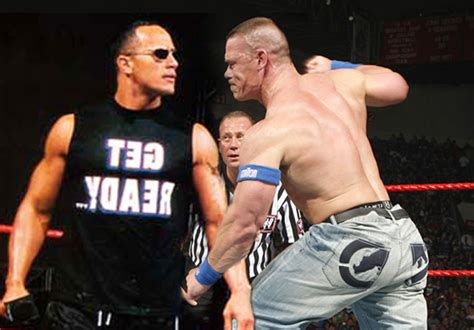 Wrestling Home: john cena vs the rock