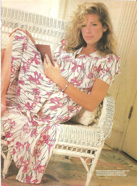 Carly Simon Sitting In Wicker Wearing A Dress Reading A Book In Photo From Us Magazine Aug 26