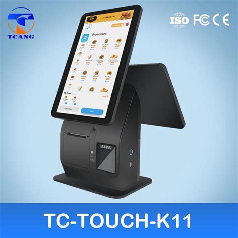 touch screen billing pos machine smart payment terminal thermal printer