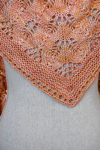 Ravelry Faded Roses Shawl Pattern By Kelene Kinnersly