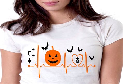 Calabaza Cardiogram Svg Halloween Heartbeat Svg Oto O Etsy