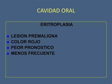 Tumores Benignos Y Malignos De Cavidad Oral Ppt