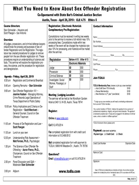 Fillable Online The Impact Of Sex Offender Registration Laws On