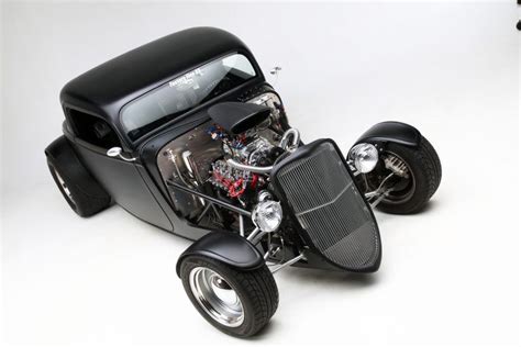 Customer Henry R Built This Hot Rod With A V Flathead And Painted It Flat Black Hot