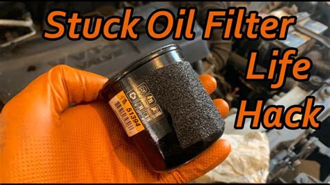 How To Get Oil Filter Off Without Tool