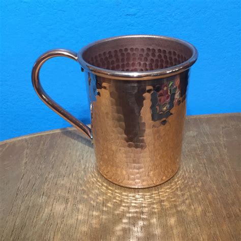 Pack Of Oz Moscow Mule Copper Mugs Hammered