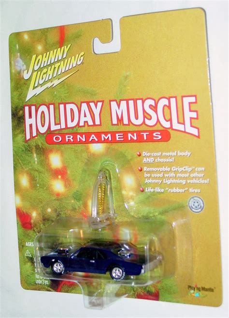 Johnny Lightning Holiday Ornaments Gto Red Chrome