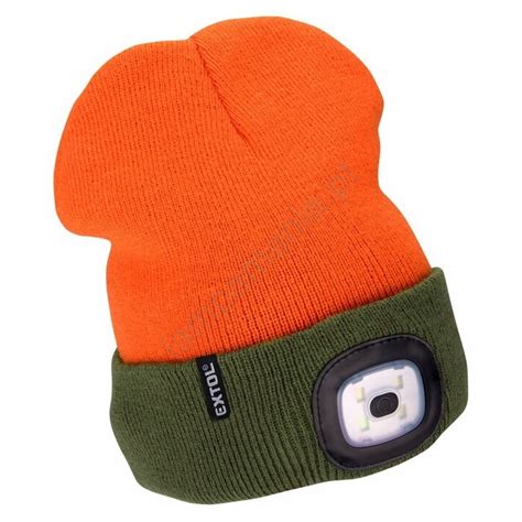 Extol Gorro Uma Lanterna De Cabe A E Carregador Usb Mah