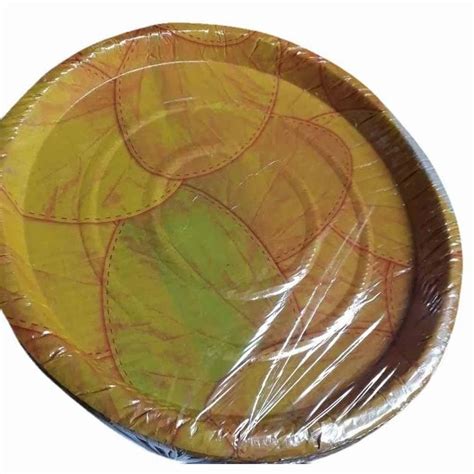 80 GSM Printed Paper Plate At Rs 2 45 Piece Patterned Paper Plate In