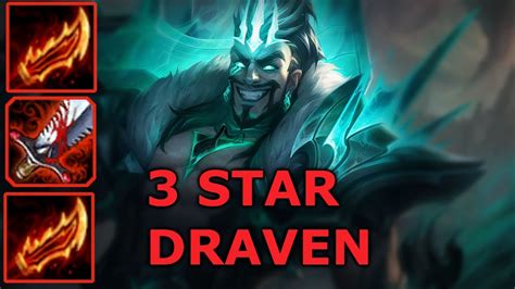 3 Star Draven ⭐⭐⭐ With 2 Guinsoo Tft Set 5 Youtube