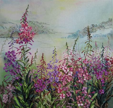 Gallery.ru / ИВАН-ЧАЙ - мои работы - rudbekia | Искусство из лент ...