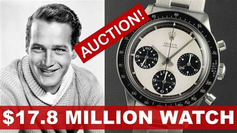 Paul Newmans Rolex Daytona Sold At Auction On 178 Million Youtube