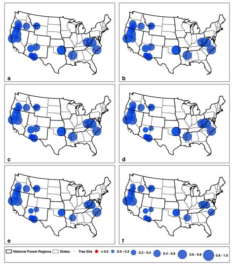 Maps Showing The Spatial Patterns Of Correlations Between Rzsm