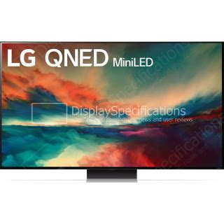 85.6" LG 86QNED866RE - Depth