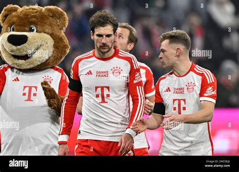 Muenchen Deutschland 12th Jan 2024 Nach Spielende Spieler Des FCB