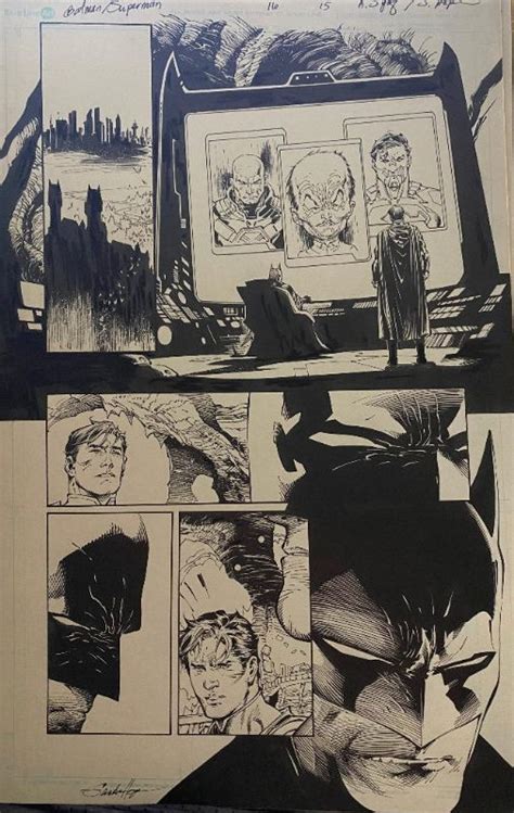 Batman Superman 16 Pg 15 In Tom Smithyman S The Batcave Comic Art