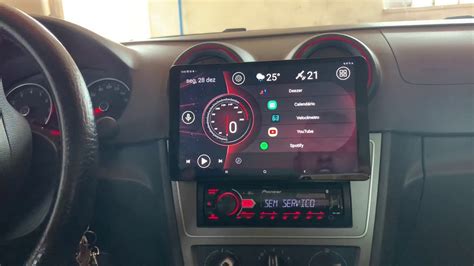 Tablet No Painel Do Carro Central Multim Dia De Polegadas