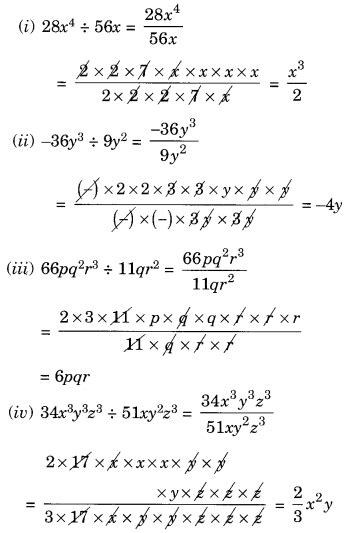 Class 8th Chapter 14 Factorisation Ncert Solution Edugrown School