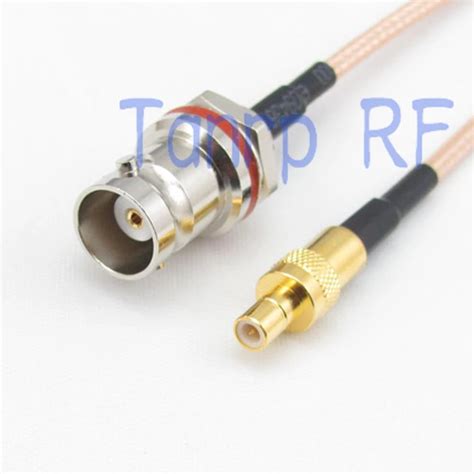 Aliexpress.com : Buy 8in mini BNC female with nut bulkhead to SMB male ...