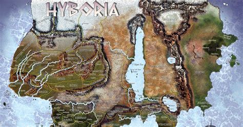 Map Of The Hyborian Age