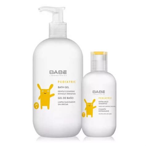 Babe Pediatric Промо комплект Душ гел и шампоан за бебета и деца