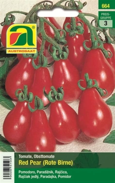 Austrosaat Tomate Red Pear Sachet Bloomling France